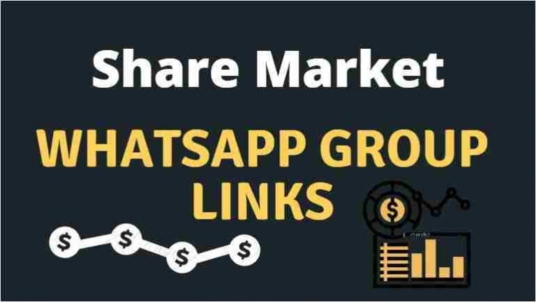 Share market Whatsapp group link – 2021