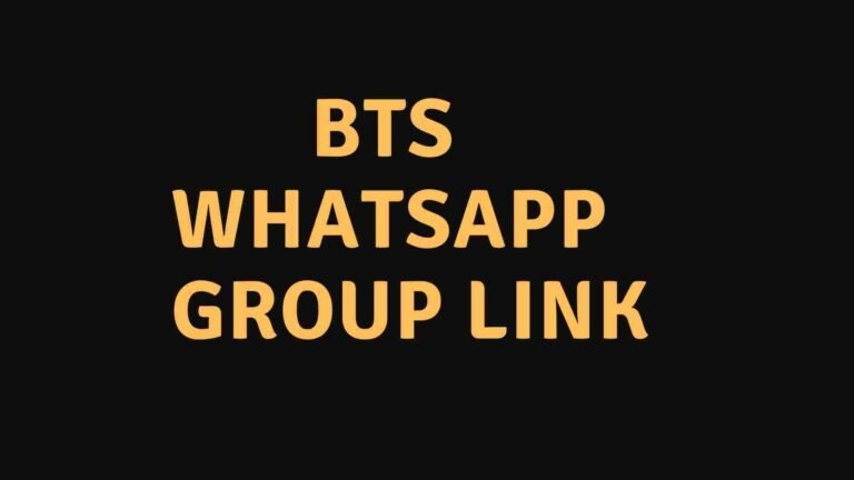 BTS Whatsapp Group Link – Best of 2021